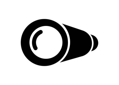 Monoküler bakış açısı. Basit illüstrasyon.