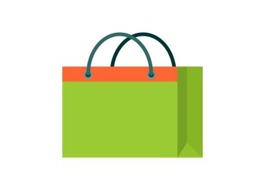 Malzeme çantası. Basit düz resimleme.