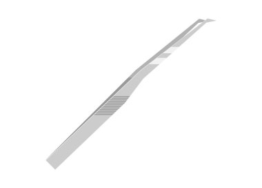 Cımbız aleti. Basit düz resimleme.