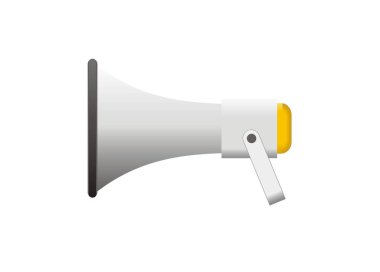 yüksek sesli basit düz illüstrasyon