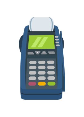 Bakış açısına göre EDC makinesi. Basit düz resimleme