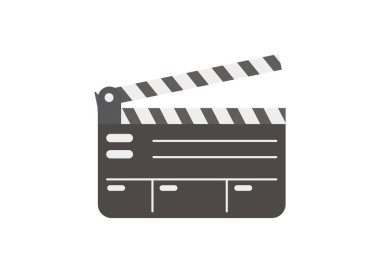 El çırpma tahtası. Basit düz resimleme.