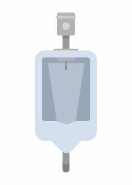 Pisuvar. İdrar torbası. Basit düz resimleme.