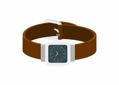 Saate bak. Basit düz resimleme.