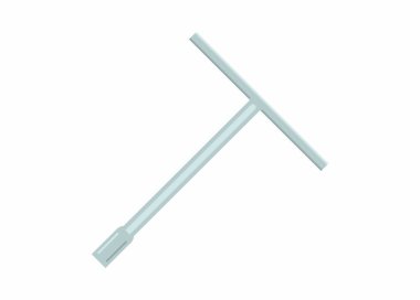 İngiliz anahtarı. Basit düz resimleme.