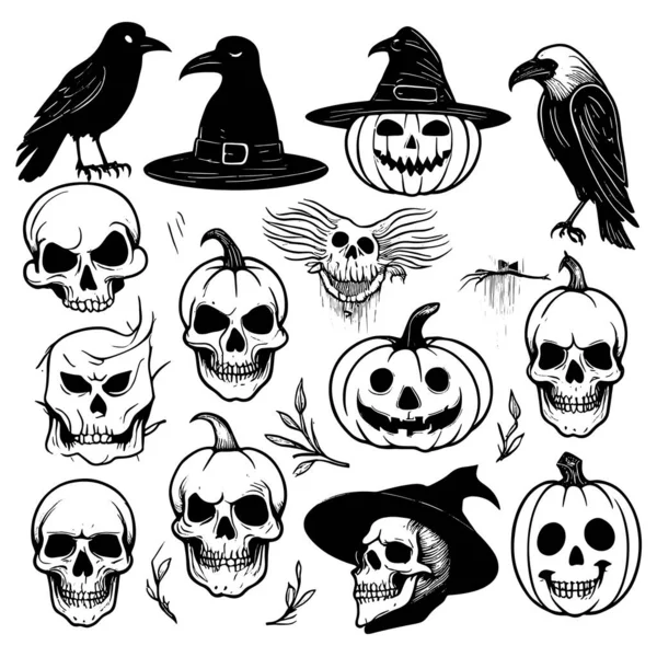 design de vetor de morcego assustador de halloween em um fundo branco.  vetor de morcego com cor preta e cara assustadora. coleção de morcegos de  halloween com ilustração vetorial de rosto de