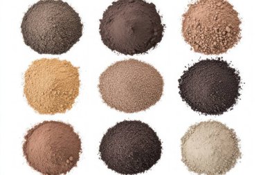 Değişik renklerde çeşitli paletler