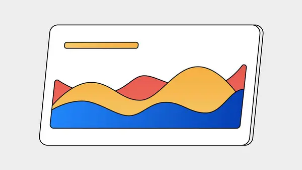 Abstract Illustration with Geometric Shapes and Vivid Colors. Vector illustration