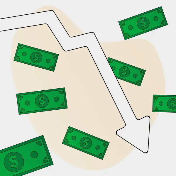 Dolar Faturalarıyla Mali Çöküş Grafiği 