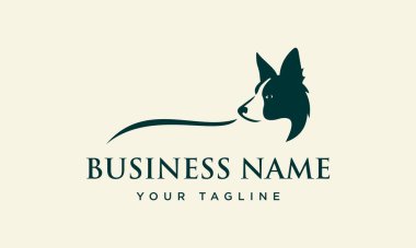 çizgi çizgisi collie logosu