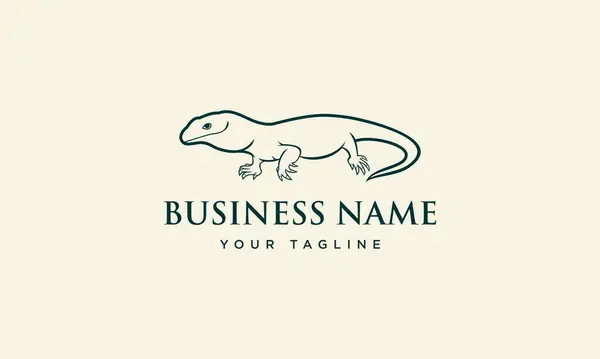 hand drawn reptile logo design