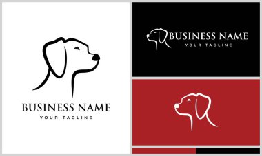 El çizimi köpek logosu