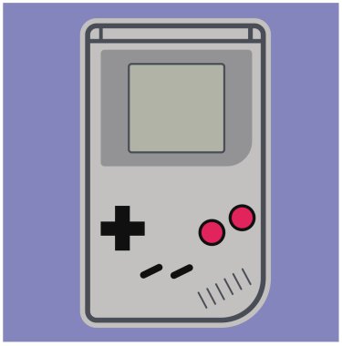 Eski Gameboy Vektör Tasarımı