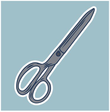 Makasların vektör çizimi