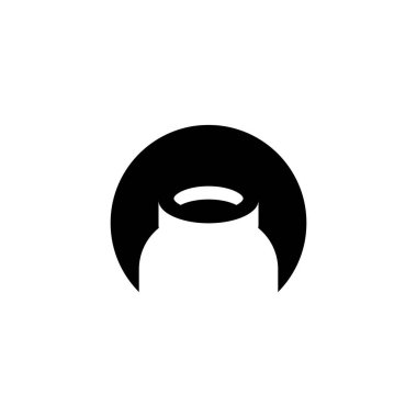 negatif uzay metodunu kullanarak yapılmış bir kavanoz logosu