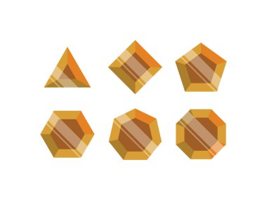 turuncu mücevher vektörü basit ve düz. Temel geometrik şekiller kullanılarak yapıldı. Düzenlenebilir ve kullanımı kolay.