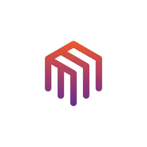 Das Logo Ist Für Den Einsatz Auf Digitalen Plattformen Geeignet — Stockvektor
