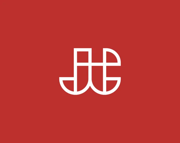Логотип Алфавіту Який Єднує Літери Один Логотип Символ Який Унікальним — стоковий вектор