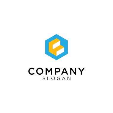 Neşeli renklerde basit bir merdiven logosu. Altıgen şekildeki ilerlemeyi gösterir. Düzenlenebilir ve sipariş edilmesi kolay