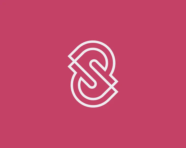 Elegant Modern Letter Logo Monogram — Stockvector