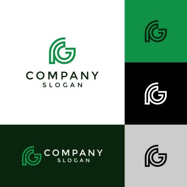 Harf GF veya FG logosu