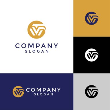 Harf GV veya VG logosu