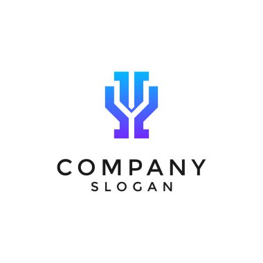 Harf IY veya YI logosu