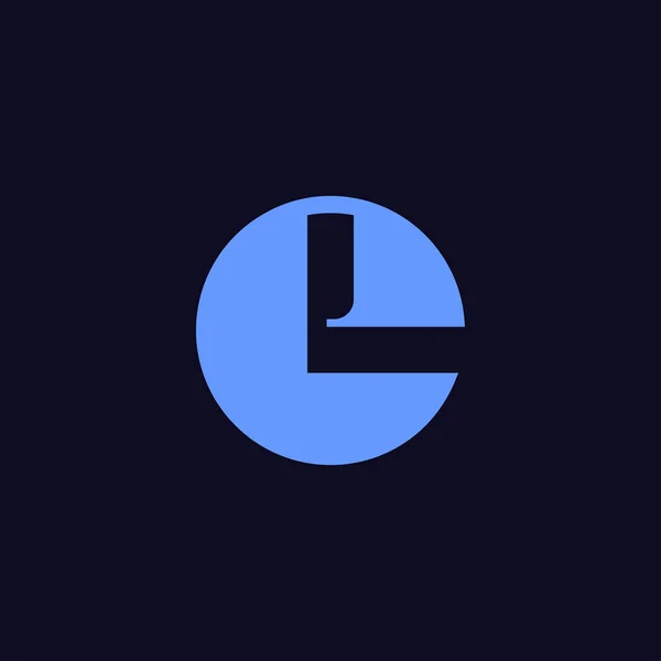字母Le或El标志 — 图库矢量图片