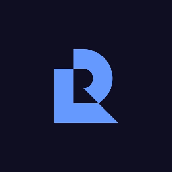 字母Lr或Rl标志 — 图库矢量图片