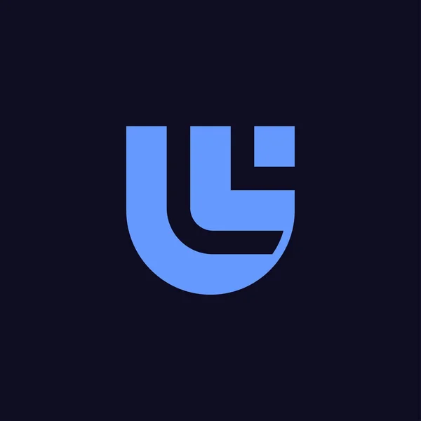字母Lu或Ul标志 — 图库矢量图片