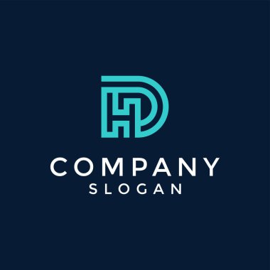 Harf HD veya DH logosu