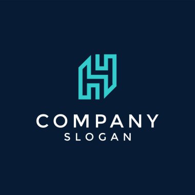 HY veya YH harfi logosu
