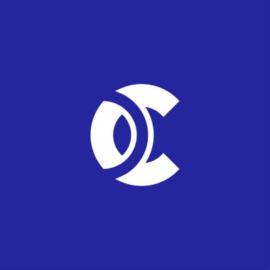 Modern ilk harf OC veya CO monogram logosu