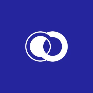 Modern ilk harf OO veya 20 monogram logo