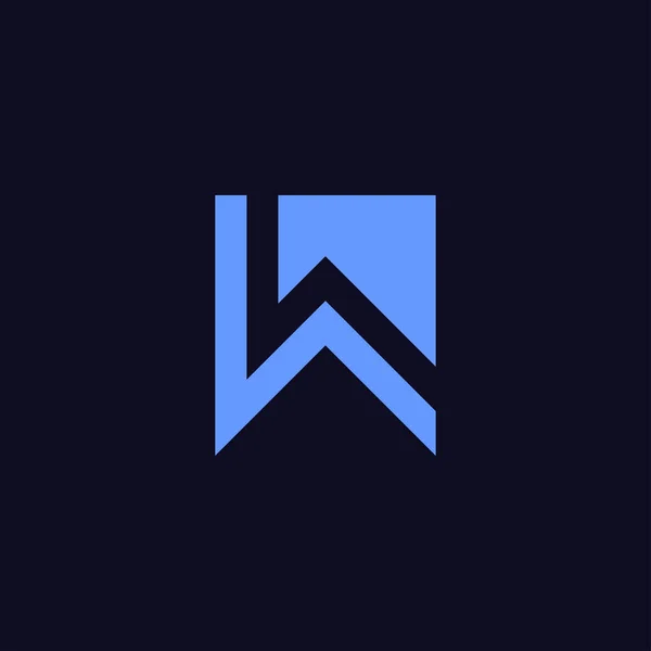 字母Lw或Wl标志 — 图库矢量图片