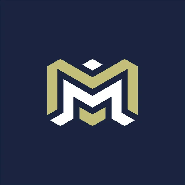字母Mm或Double M标志 — 图库矢量图片