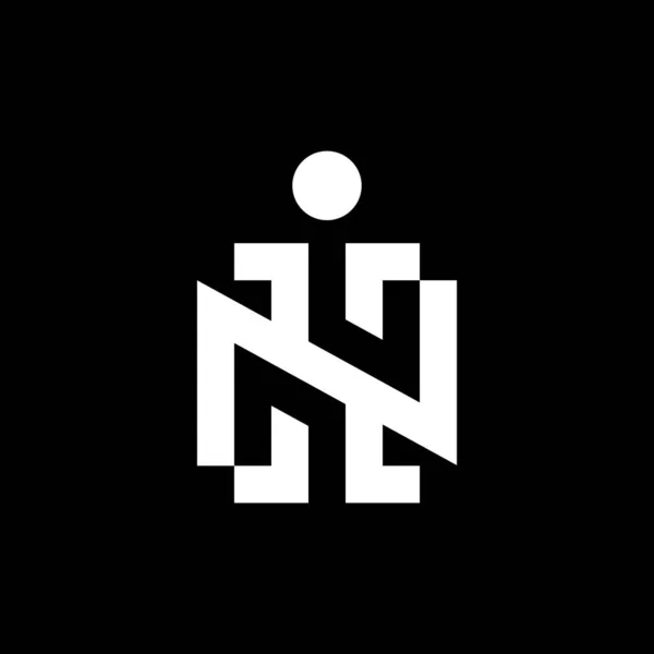 Letter Nebo Logo — Stockový vektor