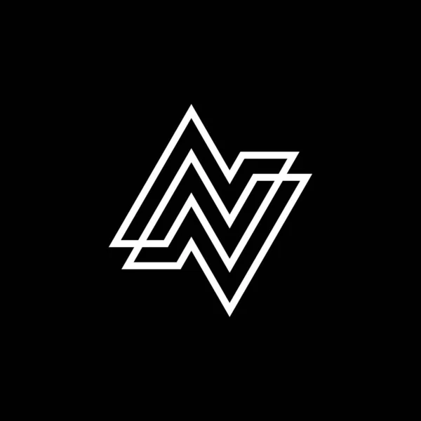 Літера Або Подвійний Логотип — стоковий вектор