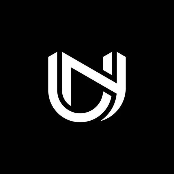 Písmeno Nebo Logo Osn — Stockový vektor