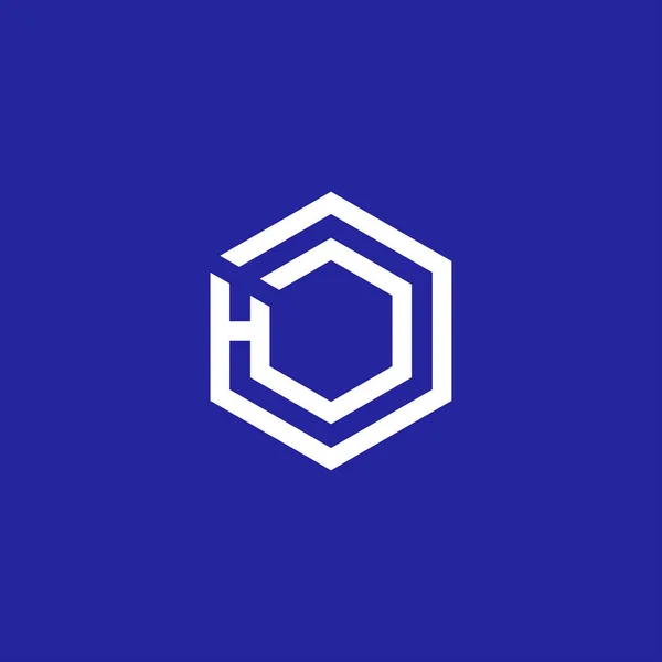 Moderní Počáteční Písmeno Nebo Monogram Logo — Stockový vektor