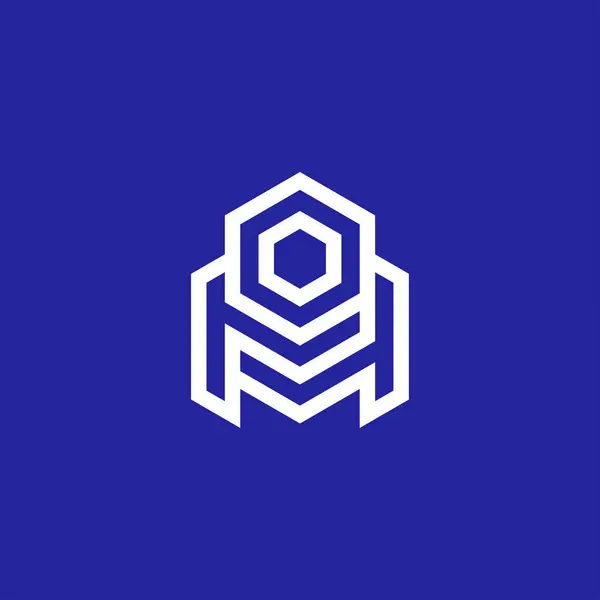 Logo Monogram Atau Huruf Awal Modern - Stok Vektor