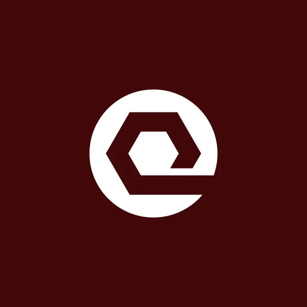 Logotipo Inicial Moderno Minimalista Letra Del Monograma — Vector de stock