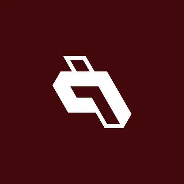 Logotipo Inicial Moderno Minimalista Del Monograma — Archivo Imágenes Vectoriales