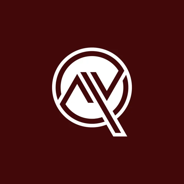 Logotipo Inicial Moderno Minimalista Del Monograma — Vector de stock