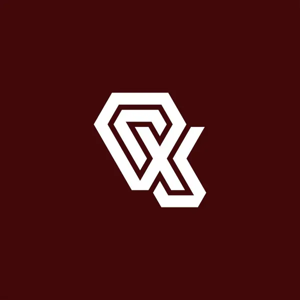 Современный Минималистский Логотип Монограммы — стоковый вектор