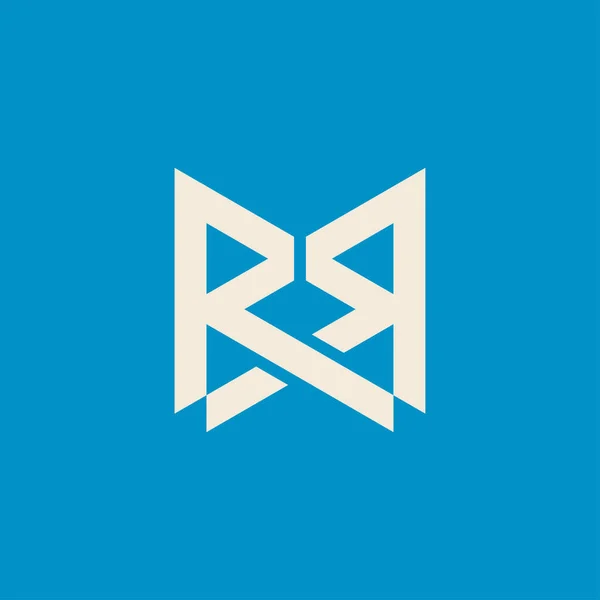 Logotipo Monograma Inicial Moderno Minimalista —  Vetores de Stock