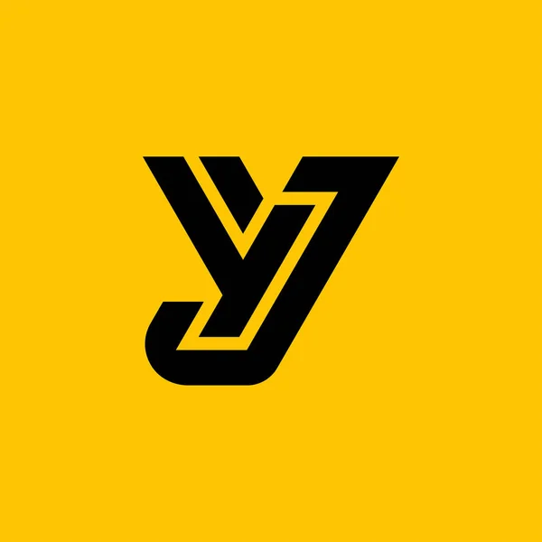 Logo Iniziale Moderno Minimalista Del Monogramma — Vettoriale Stock
