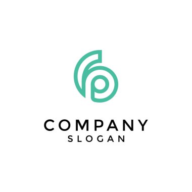 6 numaralı logo veya G harfi ile P harfinin birleşimi.