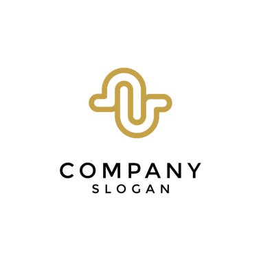 harf logoları A ve U zıt konumlarda birleşmiş..