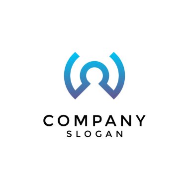 W harfi ile insan simgesi birleşmiş..